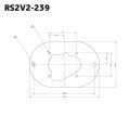 Ramair piankowy filtr powietrza gaźnika z płytą montażową Weber 32 34 DMTL DMTR DATR 40mm RS2V2-239-402 450,00 zł-5