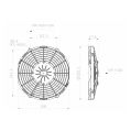 Wentylator osiowy tłoczący SPAL 12V VA11-AP8/C-29S 255 MM SPAL-10EO1164 264,99 zł-3