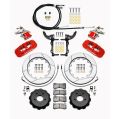 Wilwood 140-13888-R AERO4-MC4 Big Brake Parking Zestaw hamulcowy tylny 14.00 czerwony Ford USA-WIL-140-13888-R 12 299,99 zł-2
