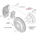 Wilwood 140-17956-R AERO4-DM Direct-Mount tylny zestaw hamulcowy czerwony 13.25 Mercedes Benz Sprinter 2022-2024 AWD USA-WIL-140-17956-R 11 099,99 zł-3