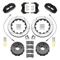 Wilwood 140-18075 Forged Narrow Superlite 4R Big Brake Rear Brake Kit For OE Parking Brake 13.5 Black-2