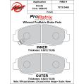Klocki hamulcowe Wilwood 150-10-D0465K BP-10 D465 Street Performance Racing Pads .63 USA-WIL-150-10-D0465K 400,00 zł-2