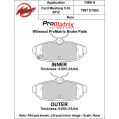 Klocki hamulcowe Wilwood 150-10-D1562K BP-10 D1562 Street Performance Racing Pads .655 USA-WIL-150-10-D1562K 400,00 zł-2
