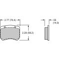 Klocki hamulcowe Wilwood 150-30-5214K BP-30 5214 High-Temperature Racing Pads .55 USA-WIL-150-30-5214K 899,99 zł-2