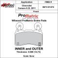 Klocki hamulcowe Wilwood 150-30-D1474K BP-30 D1474 High-Temperature Racing Pads .58 USA-WIL-150-30-D1474K 1 049,99 zł-2