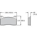 Klocki hamulcowe Wilwood 150-35-7816K BP-35 7816 High-Temperature Racing Pads .60 USA-WIL-150-35-7816K 1 099,99 zł-2