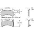 Klocki hamulcowe Wilwood 150-35-D154K BP-35 D154 High-Temperature Racing Pads .52 USA-WIL-150-35-D154K 1 149,99 zł-2