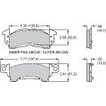 Klocki hamulcowe Wilwood 150-8939K BP-10 D52 Street Performance Racing Pads .52 .58 USA-WIL-150-8939K 450,00 zł-2