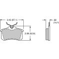 Klocki hamulcowe Wilwood 150-9184K BP-10 D340 Street Performance Racing Pads .58 USA-WIL-150-9184K 400,00 zł-2