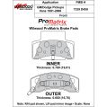 Klocki hamulcowe Wilwood 150-D0459K PM ProMatrix D459 Street Performance Racing Pads .78 USA-WIL-150-D0459K 500,00 zł-2