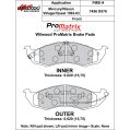Klocki hamulcowe Wilwood 150-D0576K PM ProMatrix D576 Street Performance Racing Pads .62 USA-WIL-150-D0576K 500,00 zł-2