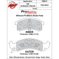 Klocki hamulcowe Wilwood 150-D0623K PM ProMatrix D623 Street Performance Racing Pads .68 .63 USA-WIL-150-D0623K 549,99 zł-2