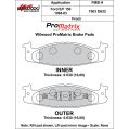 Klocki hamulcowe Wilwood 150-D0632KPM ProMatrix D632 Street Performance Racing Pads .63 USA-WIL-150-D0632K 549,99 zł-2