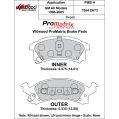 Klocki hamulcowe Wilwood 150-D0673K PM ProMatrix D673 Street Performance Racing Pads .575 USA-WIL-150-D0673K 500,00 zł-2