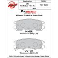 Klocki hamulcowe Wilwood 150-D0698K PM ProMatrix D698 Street Performance Racing Pads .54 USA-WIL-150-D0698K 400,00 zł-2