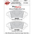 Klocki hamulcowe Wilwood 150-D0699K PM ProMatrix D699 Street Performance Racing Pads .67 USA-WIL-150-D0699K 500,00 zł-2