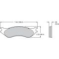 Klocki hamulcowe Wilwood 150-D0702K PM ProMatrix D702 Street Performance Racing Pads .65 USA-WIL-150-D0702K 500,00 zł-2