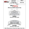 Klocki hamulcowe Wilwood 150-D0789K PM ProMatrix D789 Street Performance Racing Pads .655 USA-WIL-150-D0789K 500,00 zł-2