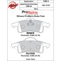Klocki hamulcowe Wilwood 150-D0791K PM ProMatrix D791 Street Performance Racing Pads .66 USA-WIL-150-D0791K 400,00 zł-2