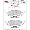 Klocki hamulcowe Wilwood 150-D0820K PM ProMatrix D820 Street Performance Racing Pads .79 USA-WIL-150-D0820K 599,99 zł-2