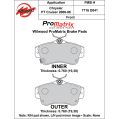 Klocki hamulcowe Wilwood 150-D0841K PM ProMatrix D841 Street Performance Racing Pads .76 USA-WIL-150-D0841K 549,99 zł-2