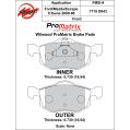 Klocki hamulcowe Wilwood 150-D0843K PM ProMatrix D843 Street Performance Racing Pads .73 USA-WIL-150-D0843K 549,99 zł-2
