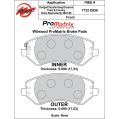 Klocki hamulcowe Wilwood 150-D0856K PM Promatrix D856 Street Performance Racing Pads .69 USA-WIL-150-D0856K 500,00 zł-2