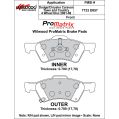 Klocki hamulcowe Wilwood 150-D0857K PM ProMatrix D857 Street Performance Racing Pads .70 USA-WIL-150-D0857K 500,00 zł-2