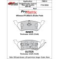 Klocki hamulcowe Wilwood 150-D0858K PM ProMatrix D858 Street Performance Racing Pads .625 USA-WIL-150-D0858K 450,00 zł-2