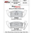 Klocki hamulcowe Wilwood 150-D0981K PM ProMatrix D981 Street Performance Racing Pads .55 USA-WIL-150-D0981K 400,00 zł-2