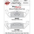 Klocki hamulcowe Wilwood 150-D1012K PM ProMatrix D1012 Street Performance Racing Pads .71 USA-WIL-150-D1012K 549,99 zł-2