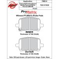 Klocki hamulcowe Wilwood 150-D1028K PM ProMatrix D1028 Street Performance Racing Pads .74 USA-WIL-150-D1028K 500,00 zł-2