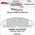 Klocki hamulcowe Wilwood 150-D1058K PM ProMatrix D1058 Street Performance Racing Pads .68 USA-WIL-150-D1058K 749,99 zł-2