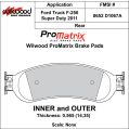 Klocki hamulcowe Wilwood 150-D1067AK PM ProMatrix D1067A Street Performance Racing Pads .565 USA-WIL-150-D1067AK 699,99 zł-2