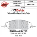 Klocki hamulcowe Wilwood 150-D1081K PM ProMatrix D1081 Street Performance Racing Pads .67 USA-WIL-150-D1081K 649,99 zł-2