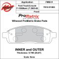 Klocki hamulcowe Wilwood 150-D1083K PM ProMatrix D1083 Street Performance Racing Pads .79 USA-WIL-150-D1083K 699,99 zł-2