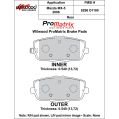 Klocki hamulcowe Wilwood 150-D1180K PM ProMatrix D1180 Street Performance Racing Pads .54 USA-WIL-150-D1180K 450,00 zł-2