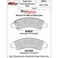 Klocki hamulcowe Wilwood 150-D1363K PM ProMatrix D1363 Street Performance Racing Pads .71 USA-WIL-150-D1363K 649,99 zł-2