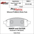 Klocki hamulcowe Wilwood 150-D1392K PM ProMatrix D1392 Street Performance Racing Pads .79 USA-WIL-150-D1392K 649,99 zł-2