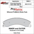 Klocki hamulcowe Wilwood 150-D1411K PM ProMatrix D1411 Street Performance Racing Pads .775 USA-WIL-150-D1411K 749,99 zł-2