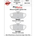 Klocki hamulcowe Wilwood 150-D1465K PM ProMatrix D1465 Street Performance Racing Pads .63 USA-WIL-150-D1465K 549,99 zł-2