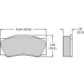 Klocki hamulcowe Wilwood 15A-10836K PolyMatrix A 4632 High-Temperature Racing Pads 1.26 USA-WIL-15A-10836K 2 900,00 zł-2
