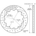 Wilwood 160-13544-BK SRP Performance Tarcza hamulcowa nawiercana 12.88 czarna lewa USA-WIL-160-13544-BK 1 799,99 zł-2