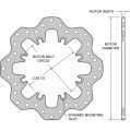 Wilwood 160-5538 Scalloped Dynamic Mount Tarcza hamulcowa nawiercana stalowa 12.19 USA-WIL-160-5538 799,99 zł-2