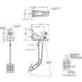 Wilwood 340-13574 Swing Mount Clutch / Brake Pedal WIL-340-13574 589,99 zł-2