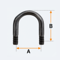 Winters Zestaw obejm typu U cybant U-bolt 6999-2