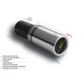 Uniwersalna końcówka tłumika okrągła 60mm długość 90mm średnica montażowa 45mm N1-03*/45 83,00 zł-2