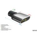 Uniwersalna końcówka tłumika owalna 167×60mm długość 120mm średnica montażowa 55mm N1-50/55 271,01 zł-2