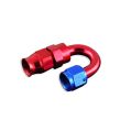 AN6 180' PTFE Końcówka paliwowa olejowa JIC Czerwony KP4606-180-R 77,00 zł-1