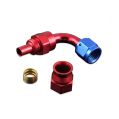 AN6 90' PTFE Końcówka paliwowa olejowa JIC Czerwony KP4606-090-R 55,01 zł-2